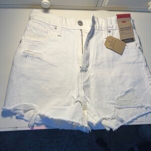 Levi’s high waisted mom shorts